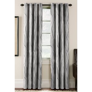 Celestina Geometric Blackout Grommet Curtain Panels (Set of 2)