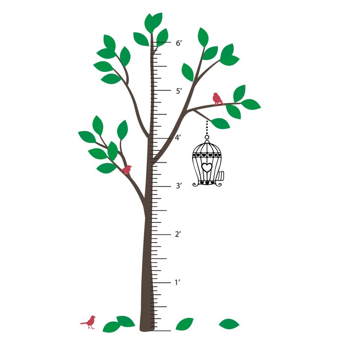 Tree Growth Chart Decal