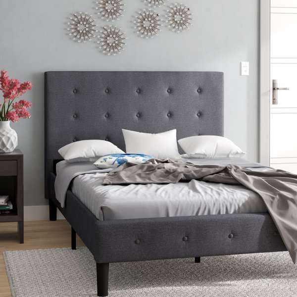 Best #1 Lind Upholstered Platform Bed By Ebern Designs Read Reviews