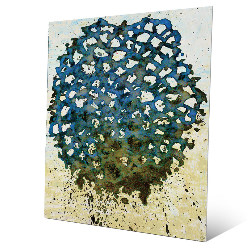 Click Wall Art Ball Of Energy Abstract Painting Print On Metal