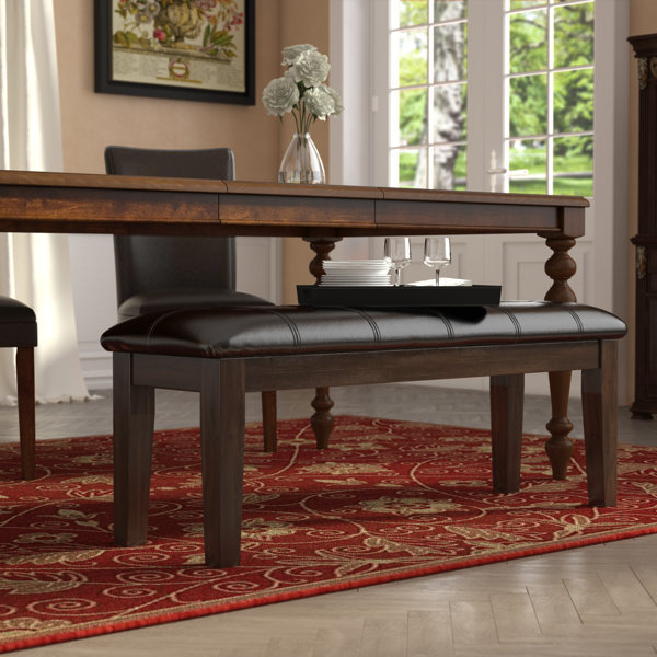 Bartons Bluff Wood Bench by Red Barrel Studio