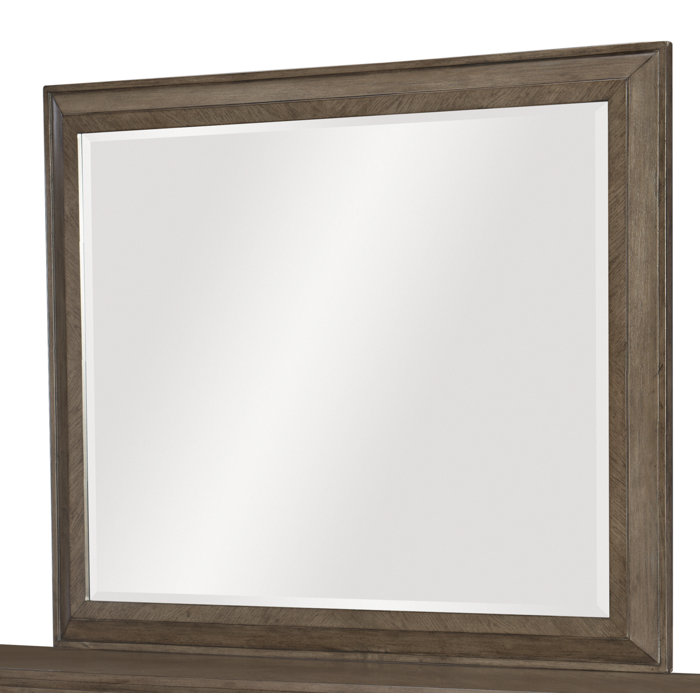 Ophelia Co Whicker Rectangular Farmhouse Country Beveled