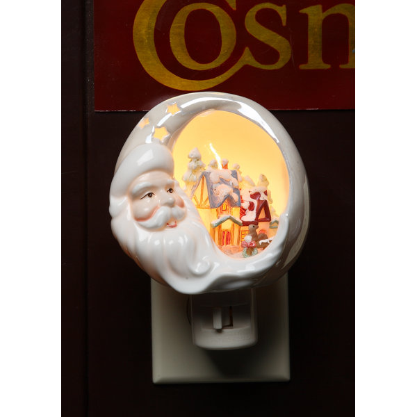 Santa House Plug-In Night Light by Cosmos Gifts