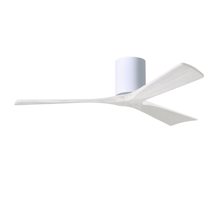 52" Deane 3 Blade Hugger Ceiling Fan with Hand Held and Wall Remote