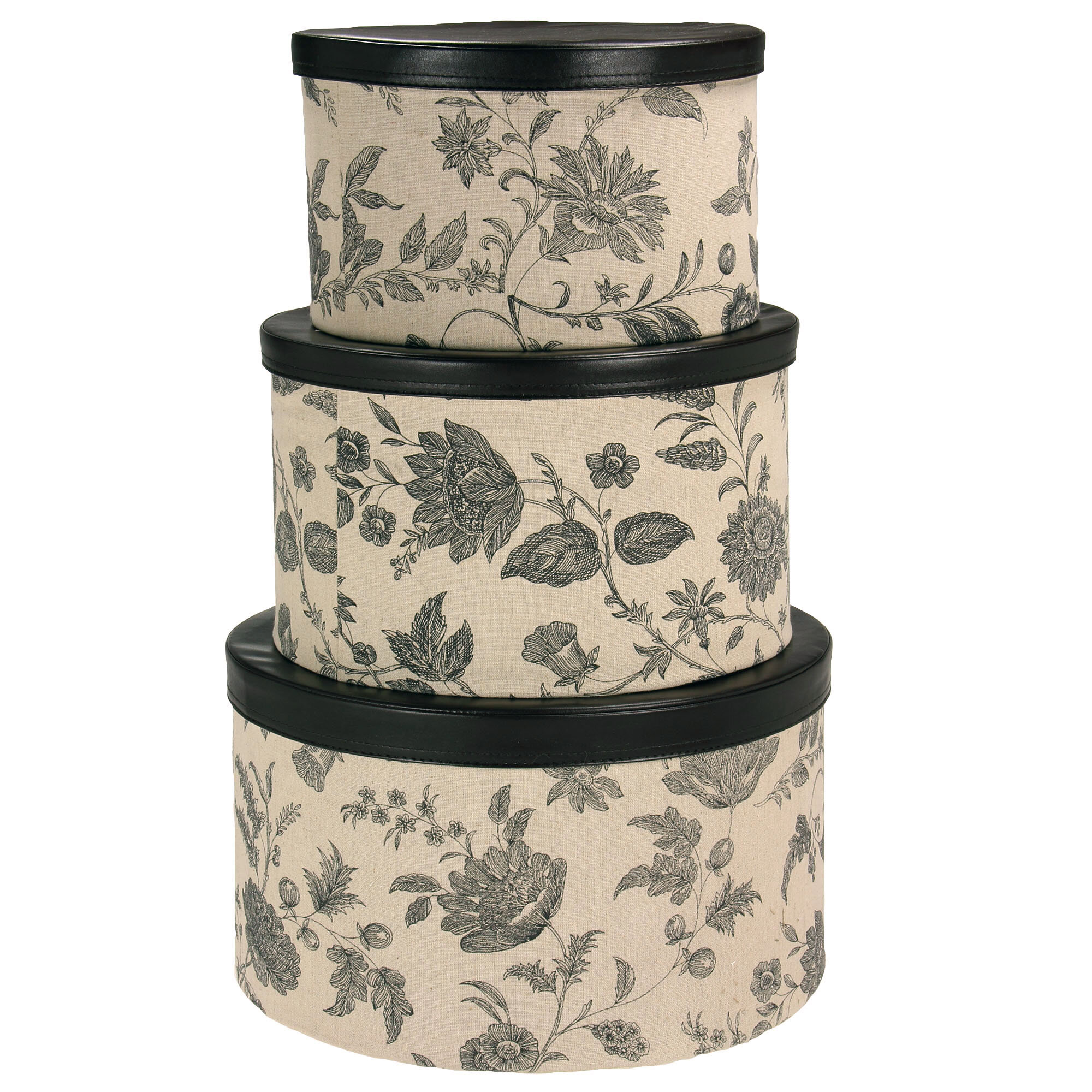 hat boxes with lids