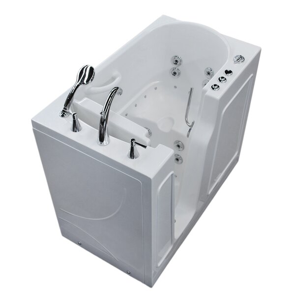Prairie 45.7 x 26 Whirlpool & Air Jetted Bathtub by Therapeutic Tubs