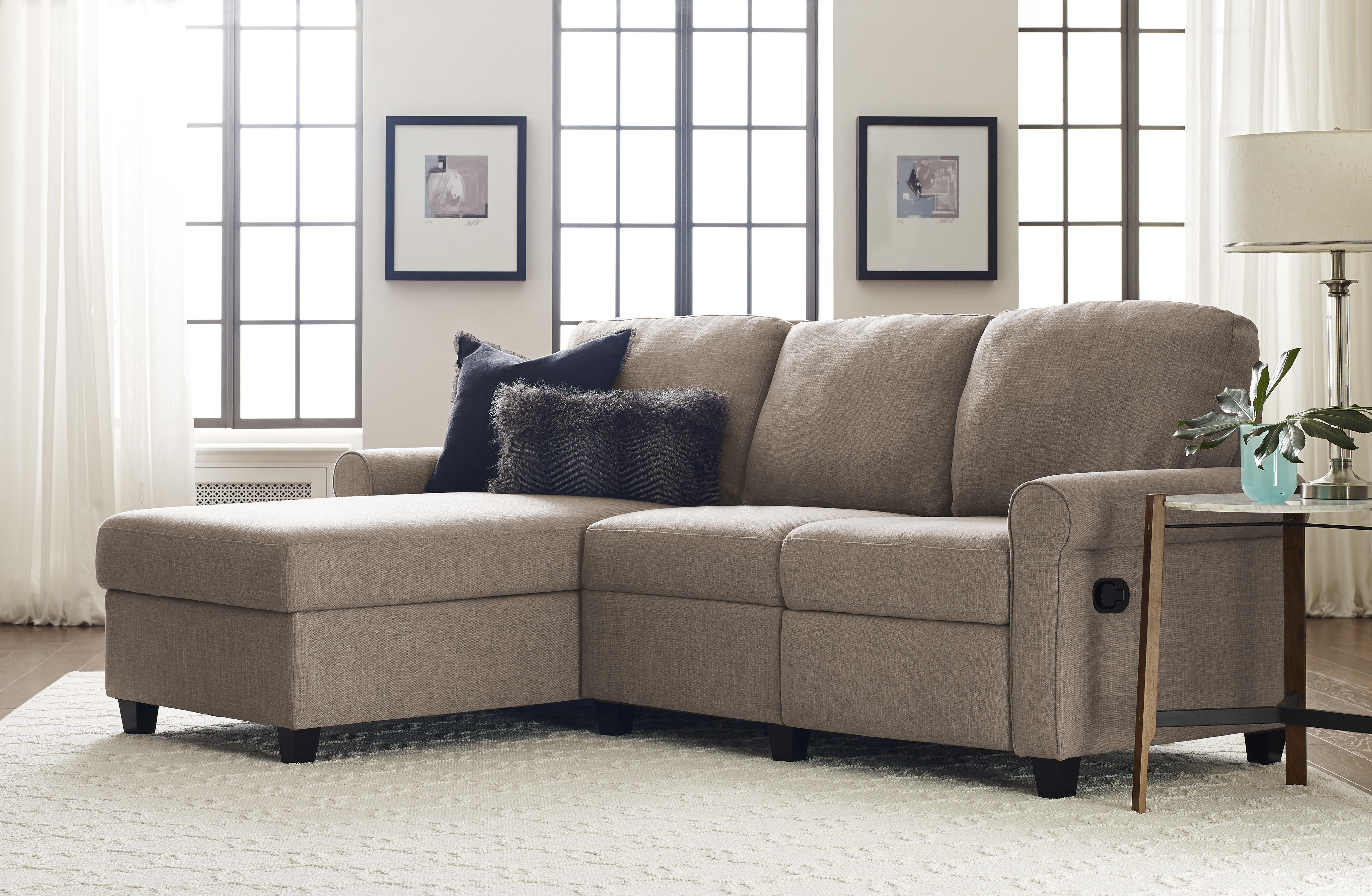 Serta At Home Copenhagen Reclining Sectional Reviews Recliner Copenhagen Reclining Sectional