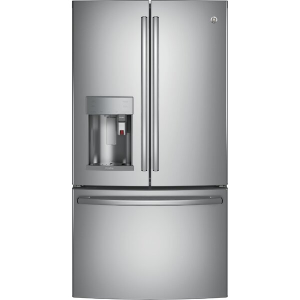 22.2 cu. ft. Energy Star® Counter Depth French Door Refrigerator with Keurig® K-Cup® Brewing System by GE Profile™