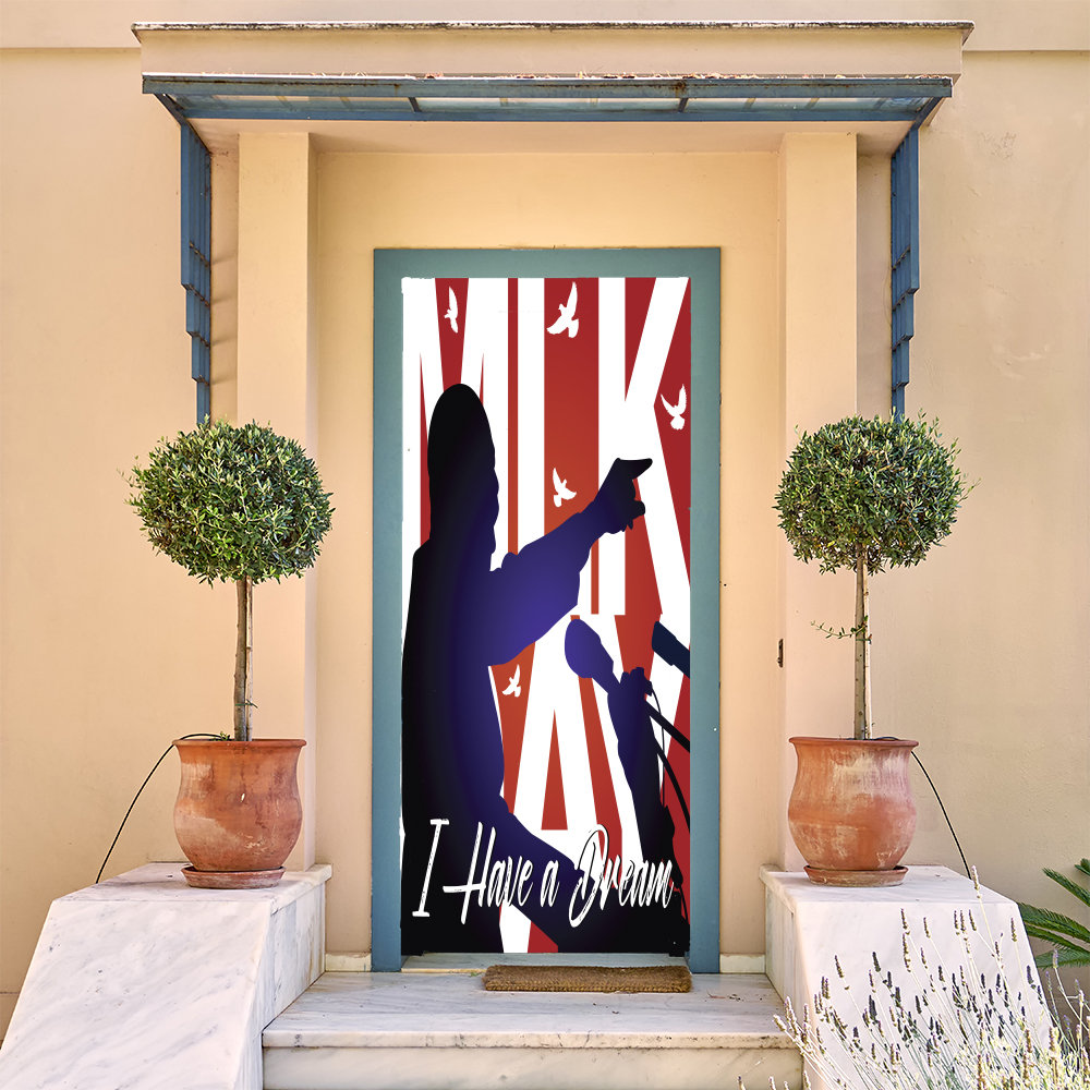 The Holiday Aisle Martin Luther King Speech Door Mural Wayfair