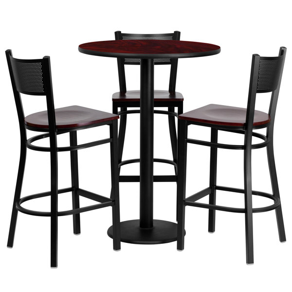New Design 4 Piece Pub Table Set By Flash Furniture 2019 Sale