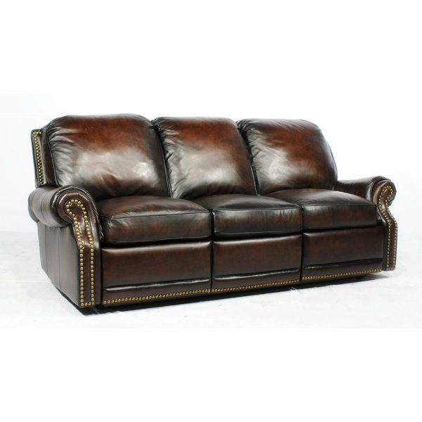 Barcalounger Premier ll Leather Reclining Sofa & Reviews Wayfair