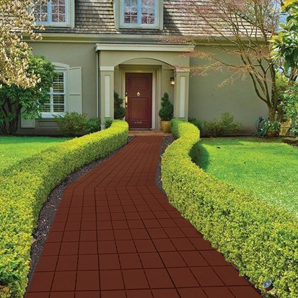 Imperial Home Faux Brick Patio Walkway Paver Set Of 12 Reviews Faux Brick Patio Walkway Paver Set Of 12