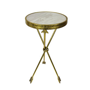 Gold Arrow Accent Table Wayfair Crosstown Arrow End Table