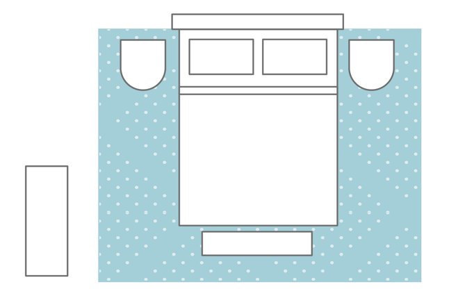 rug under bed placement. all legs on the rug | bedroom layouts wayfair\u0027s ideas \u0026 advice under bed placement