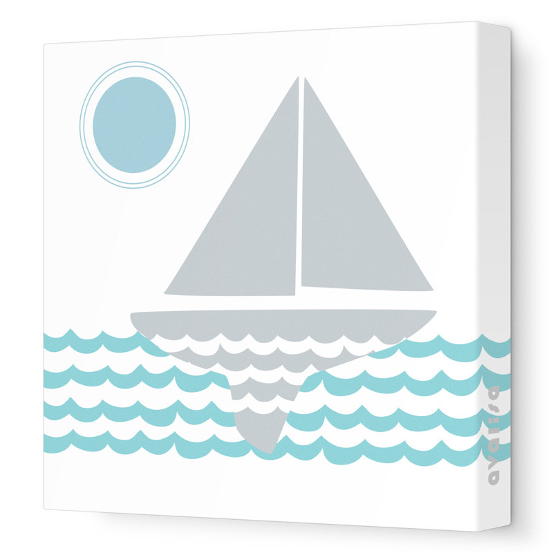 "Things That Go Sailing" Painting Print on Wrapped Canvas