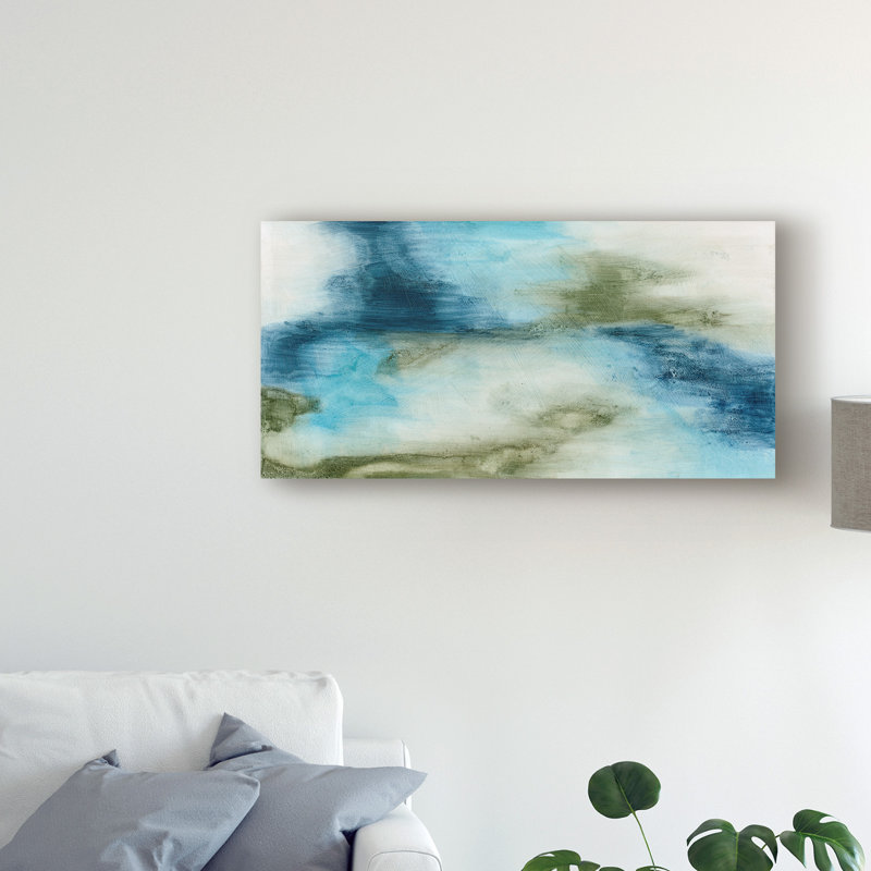 East Urban Home Ocean Flow I Acrylic Painting Print On Wrapped