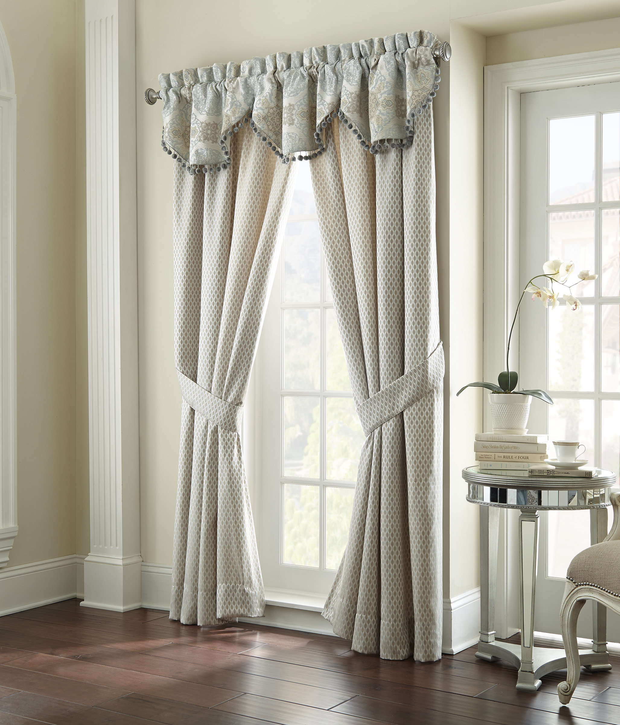 Waterford Bedding Jonet Pole Top Curtain Panels Wayfair