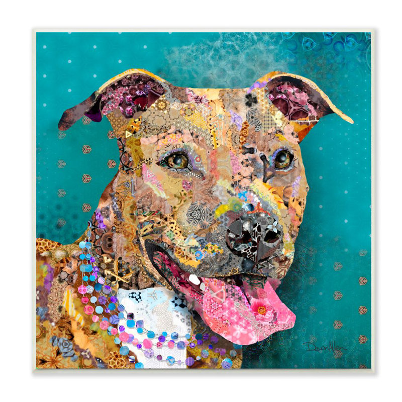 Winston Porter Abstract Collage Dog Pet Animal Design Graphic
