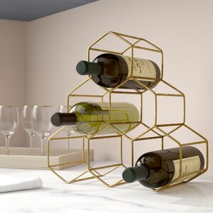 Stetson 6 Bottle Tabletop Wine Rack