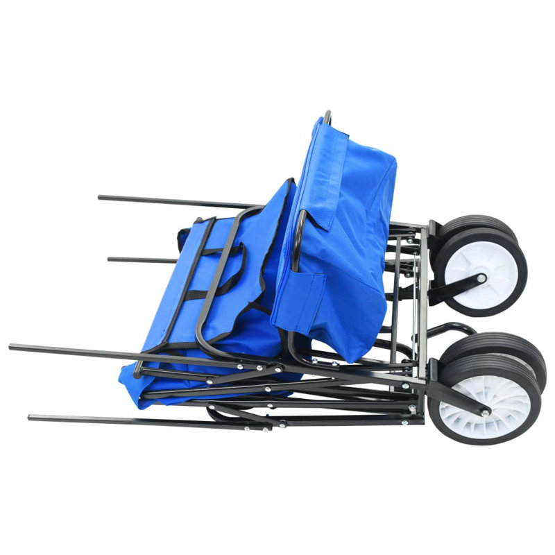 Vidaxl 165 3 Lb Capacity Folding Hand Truck Dolly Wayfair