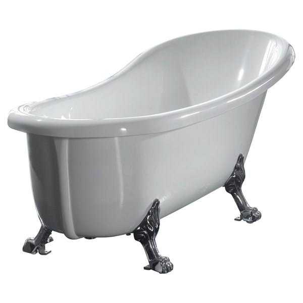 All-In-One 66 x 24 Freestanding Soaking Tub by Ove Decors