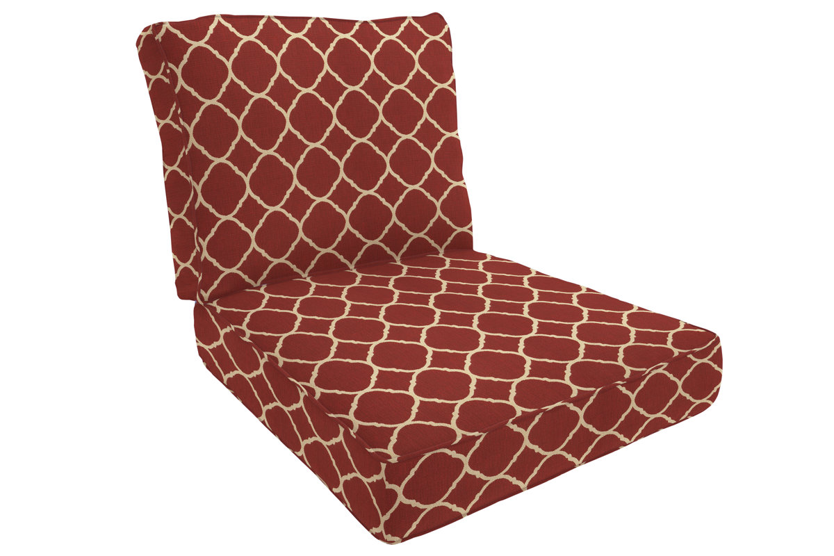 Easy Way Products Outdoor Sunbrella Contour Dining Chair Cushion
