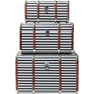 3-tlg. Truhen-Set Maritim von KARE Design