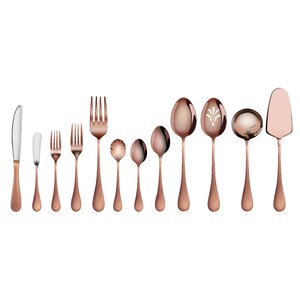 Rain 47 Piece Stainless Steel Flatware Set