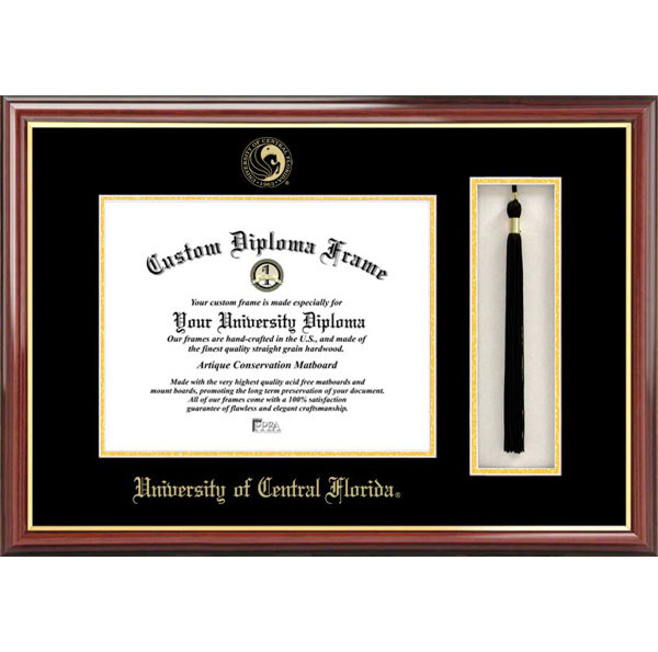 NCAA Tassel Box and Diploma Picture Frame by Campus Images
