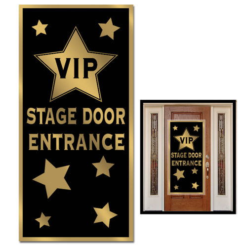 Star Cutouts Cut Out of VIP Sign