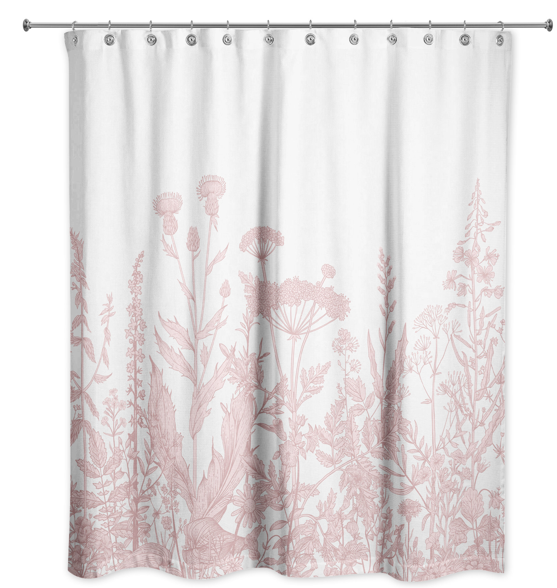 Bungalow Rose Symonds Floral Single Shower Curtain Wayfair