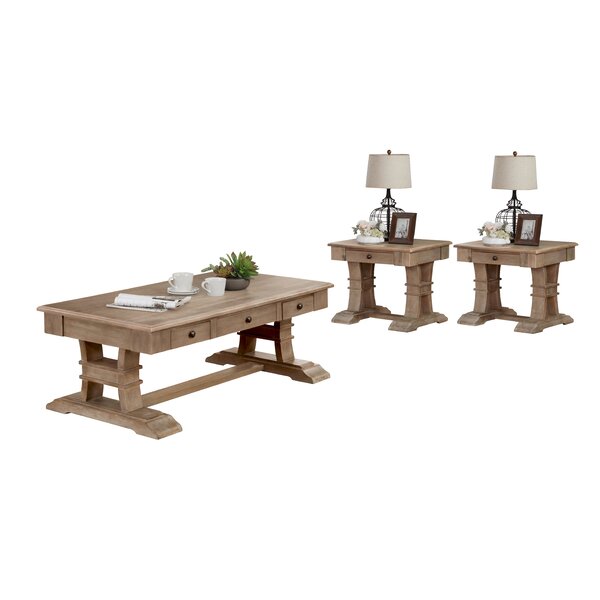 Mullin 3 Piece Coffee Table Set By Canora Grey