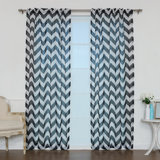 Black Chevron Curtains Drapes You Ll Love In 2020 Wayfair