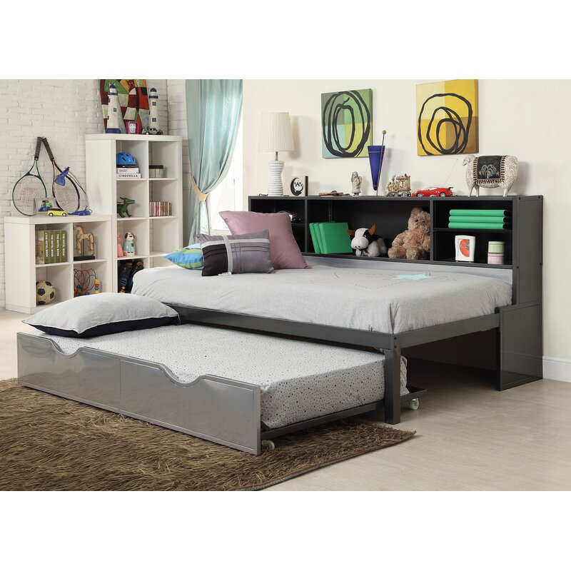 Mack Milo Cramlington Twin Bed And Bookcase And Trundle