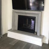 Find The Perfect Stainable Stone Concrete Fireplace Mantels Wayfair