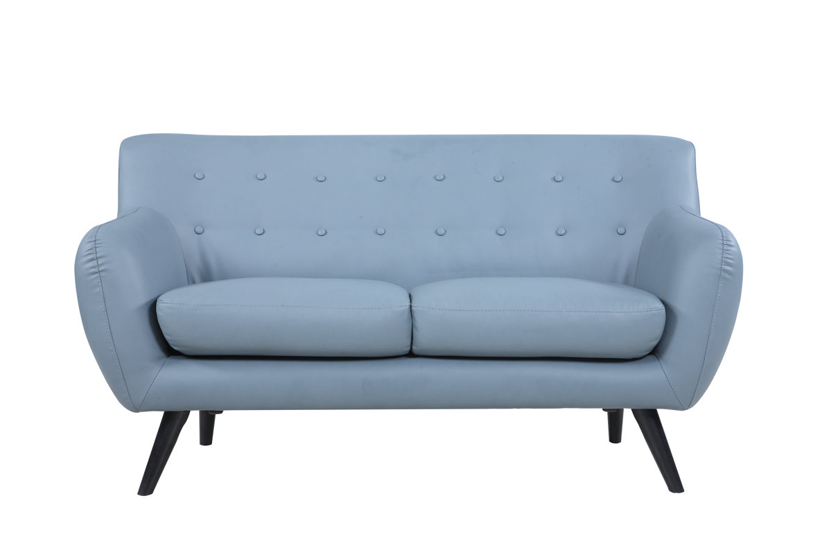 Madison Home USA Mid Century Modern Tufted Loveseat & Reviews Wayfair