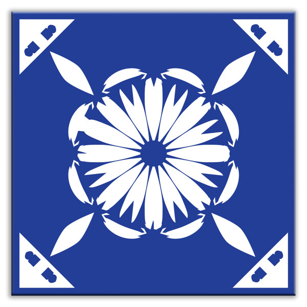 Oscar Izzy Folksy Love 4 25 X 4 25 Ceramic Satin Gram S Kitchen Decorative Accent Tile Wayfair