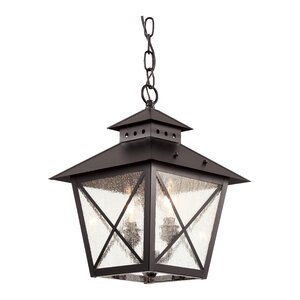 Chimney Vented 2-Light Outdoor Hanging Lantern