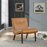 Faux Leather Slipper Accent Chairs You Ll Love In 2021 Wayfair