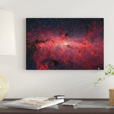'The Center Of Our Milky Way Galaxy II' By Stocktrek Images Graphic Art Print on Wrapped Canvas East Urban Home Size: 26