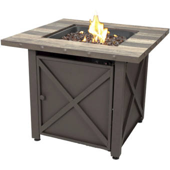Ebern Designs Dreadnought Steel Propane Fire Pit Table Reviews