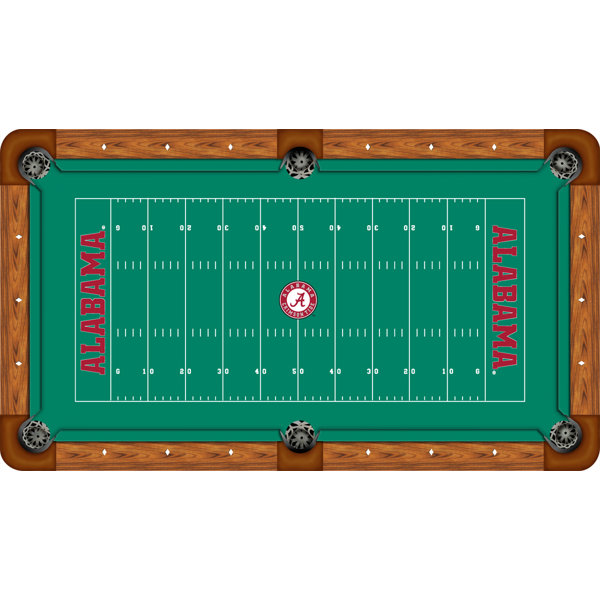 NCAA Football Field Recreational Billiard Table Felt by Wave 7