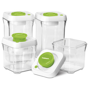 Fresh Edge Vacuum-Seal 8 Container Food Storage Set