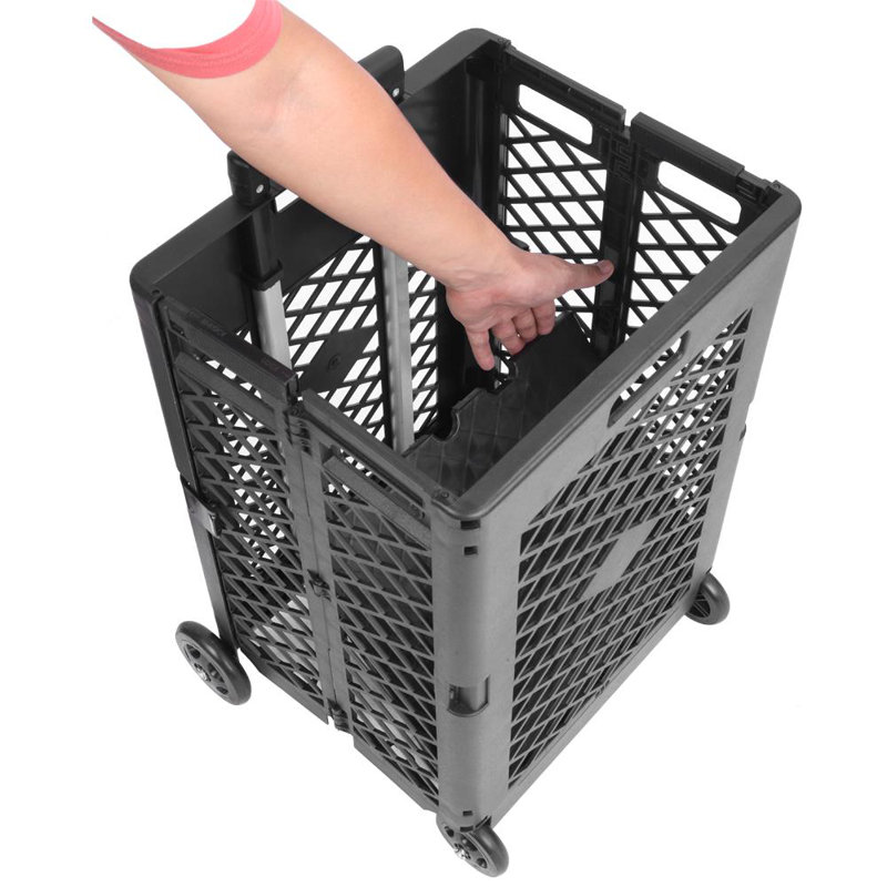 Winado Universal Rolling Cart With Telescoping Handle And Lid Cover Wayfair