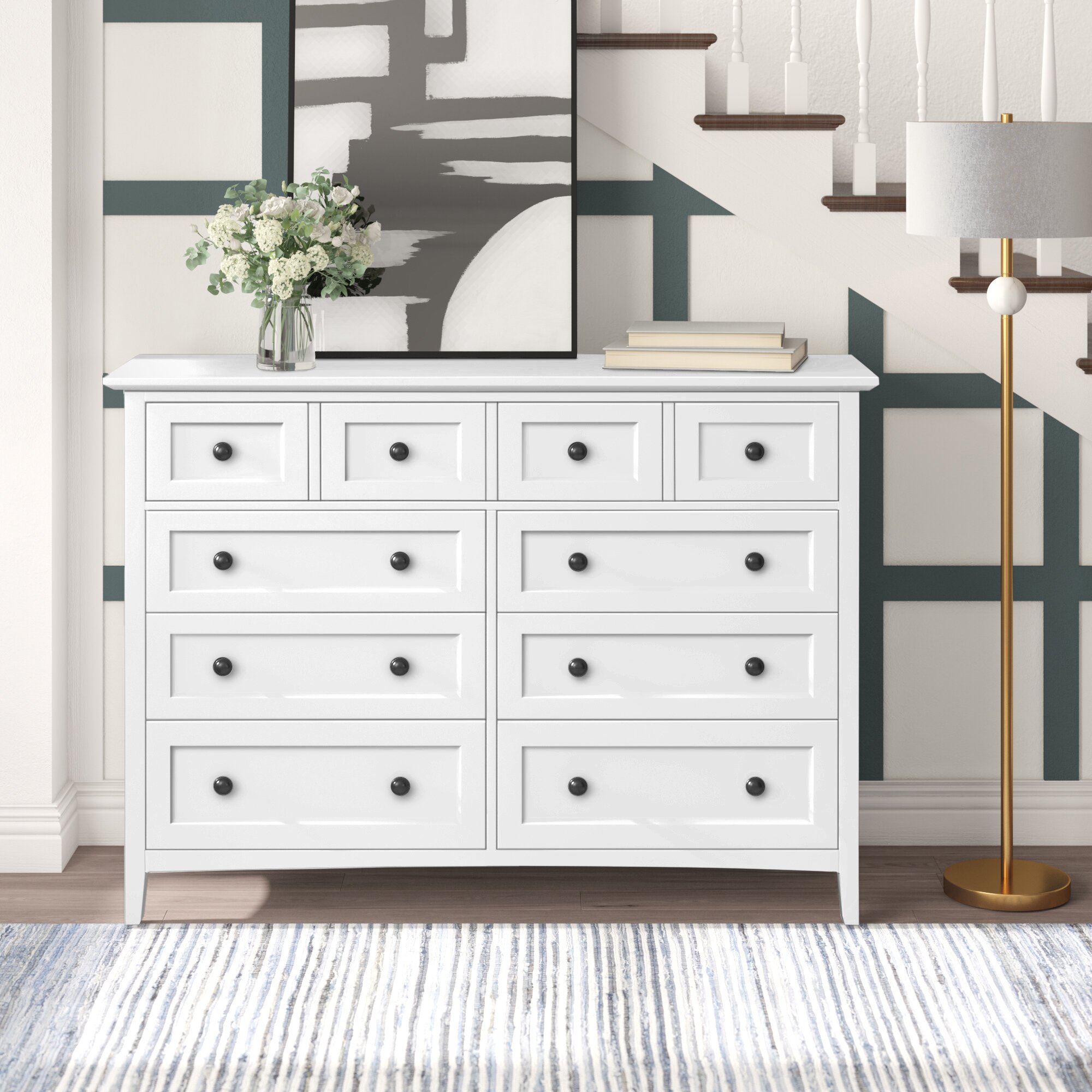 Otta 8 Drawer Double Dresser