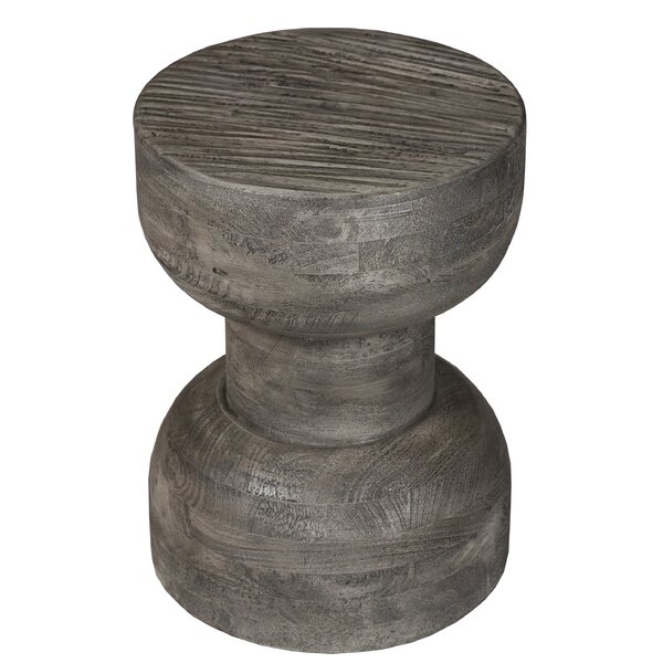 Barthes Solid Wood Block End Table By Bloomsbury Market