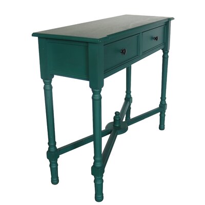 August Grove Westcott Console Table  Color: Hunter Green