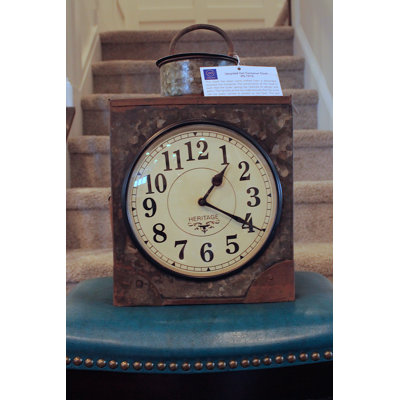 Table Container Clock Williston Forge
