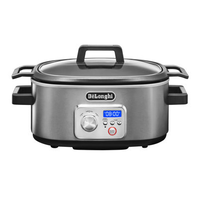 DeLonghi CKS1660D Livenza Programmable 6 qt Slow Cooker with StovetopSafe Pot DeLonghi