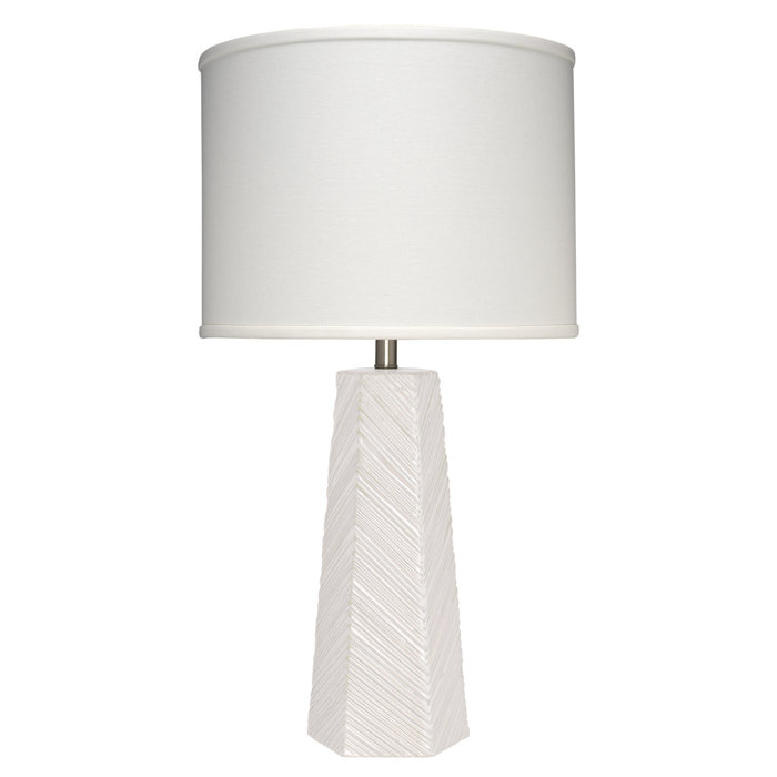 High Rise Table Lamp In Cream Ceramic With Drum Shade Off White Linen High Rise Table Lamp In Cream Ceramic With Drum Shade Off White Linen